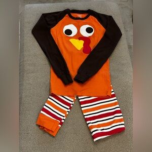 Gymboree Turkey Pajamas Size 14